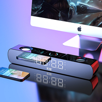 Sony Ai sh16 computer audio desktop home small speaker active heavy subwoofer with microphone integrated long strip Bluetooth wired impact notebook big speaker usb mini ps4 living room Universal