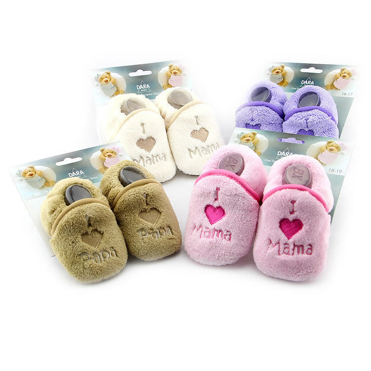 Pantoufles enfants en suède pour printemps - semelle coton - Ref 986691 Image 29