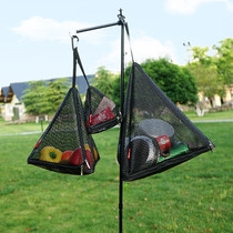 Outdoor Delicacy Camping Cutlery DRY NET POCKET STORAGE CONTAINING NET TRIANGLE HANGING NET DISPOSAL BAG DRAIN BASKET