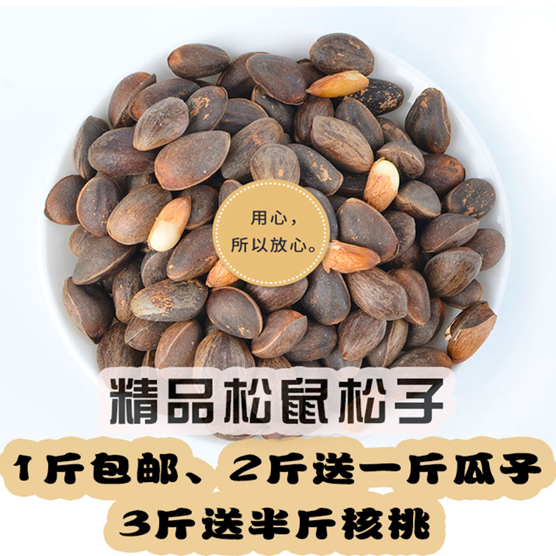 Squirrel l grain staple food waksan pine squirrel food eaten raw food raw grinders raw grinders nuts-Taobao