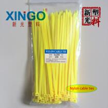 Shinkang nylon cable tie color cable tie 5x200 yellow enough 100 bundled wire tie tie finish