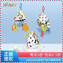 jollybaby Newborn Rattle Baby Stroller Pendant Black and White Vision Inspire Baby Enlightenment Soothing Toys