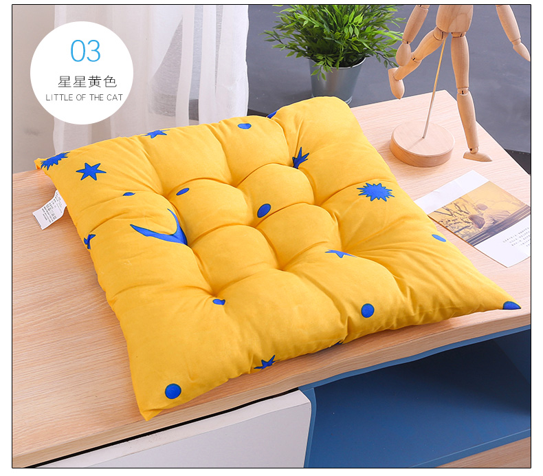 Vuông đệm vi tính văn phòng ghế mat dày mùa đông con ghế ăn đệm ghế lớp học sinh pad - Ghế đệm / đệm Sofa nệm ngồi ghế gỗ