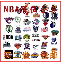 NBA Basketball Sticker Clippers Knights Nuggets Horde Bulls Warriors Raptors Logo Tattoo Stickers
