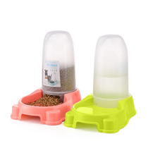 Pet cat drinking fountain Automatic water feeding can feed small and medium-sized dogs Dog universal multi-color easy to use 1 5L
