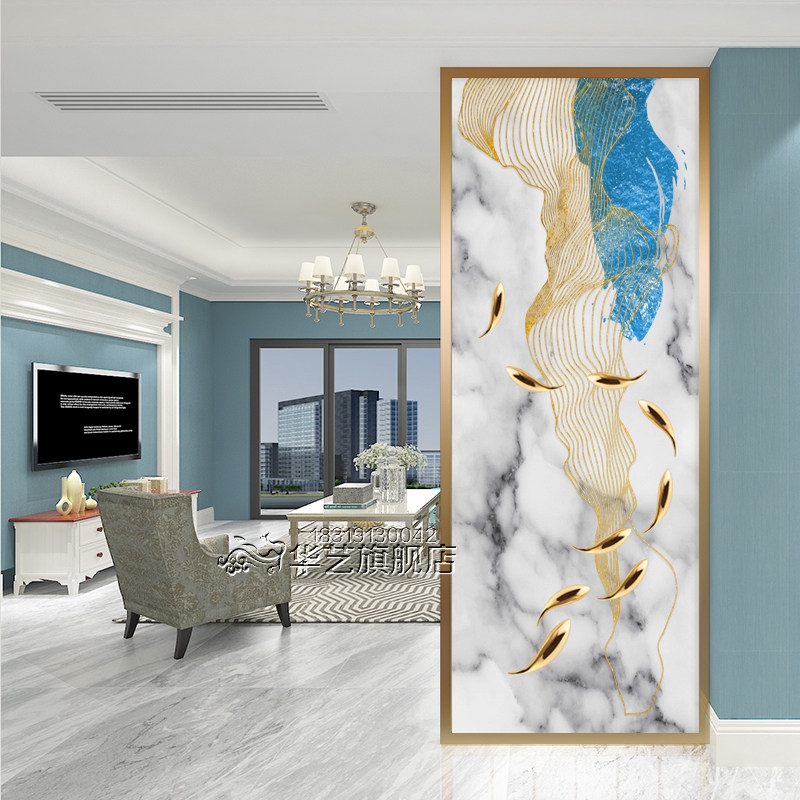 Nordic Art Glass Screen Partition Frosted Light Extravagant Mesh Red Decorative Living Room Bedroom Shelter In House Genguan Customization