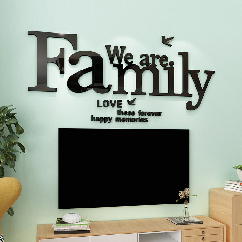 Creative ins wind stickers Self-adhesive net red wall 3d Cubism wall stickers Living room sofa TV Background Wall Wall Decorations