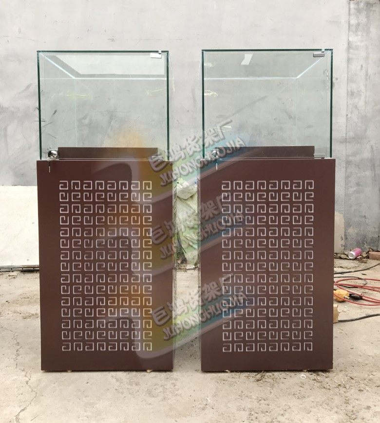 Wood baking lacquered exhibition hall Jewelry Cabinet Exhibition Cabinet Making Museum New Glazed Antique Boutique Relics Exhibition Cabinet Telescopic-Taobao