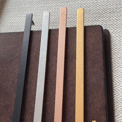 Self-made Plott-style notebook, handcrafted stainless steel back strip loose-leaf binder K-ring A9/A8/A7/A6/A5