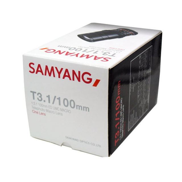 SAMYANG Sanyang 100mmT3.1 Nikon Canon Sony E-mount film lens manual macro lens hot sale