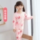 Mặc 5 bộ đồ lót 6 bộ quần áo bé gái mùa thu và mùa đông 7-9 bộ đồ ngủ bé trai mặc nhà 7 cotton 2-13 tuổi phục vụ trẻ em áo cho bé gái