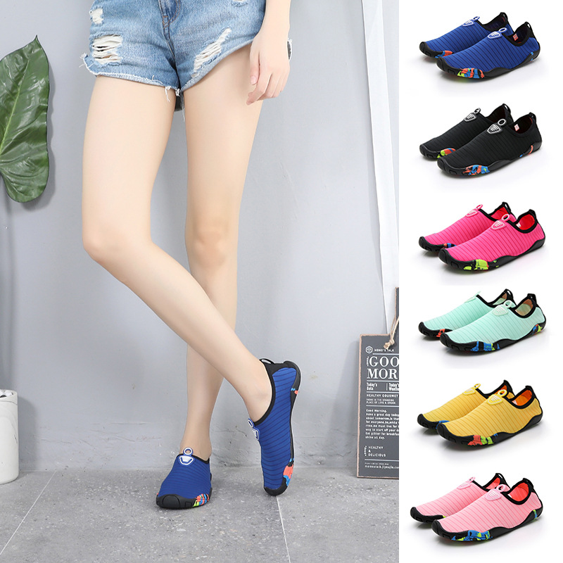 Traceability Shoes diving shoes Surfing snorkeling with water shoes Speed Dry parenting Children's beach shoes Men and women swimming shoes anti-scratch-Taobao