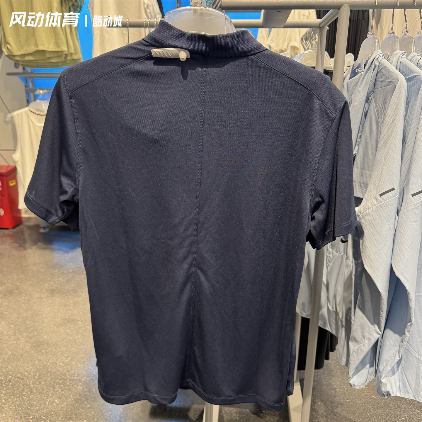 Nike, теннисная быстросохнущая дышащая спортивная футболка polo для отдыха, короткий рукав 