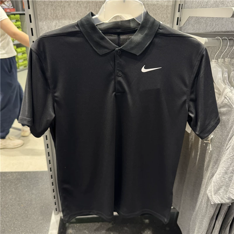 Поло спортивное Nike для отдыха с быстрой сушкой, дышащее, с коротким рукавом