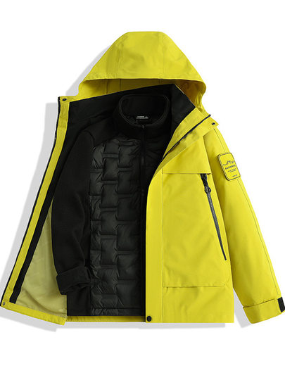 Jackets for Men and Women, 2025 Winter New Style, Couple's Outdoor down Lining, Windproof and Warm Mountaineering Clothing Two-Piece Set