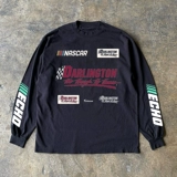 Осенний ретро хлопковый лонгслив