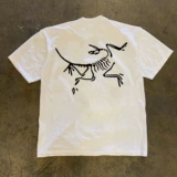 Ретро футболка с коротким рукавом для влюбленных, в американском стиле, оверсайз