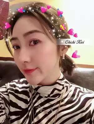 chichikivi simple style big brand gas flash Smart Swing Swing natural zircon sterling silver earrings