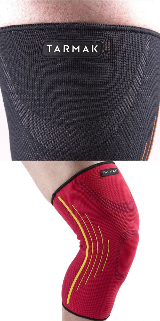 Decathlon miếng đệm đầu gối thể thao ấm nam mỏng và phụ nữ thiết bị bóng rổ đầu gối chạy thể dục bảo vệ thiết bị mùa thu và mùa đông TARMAK bao tay che nắng