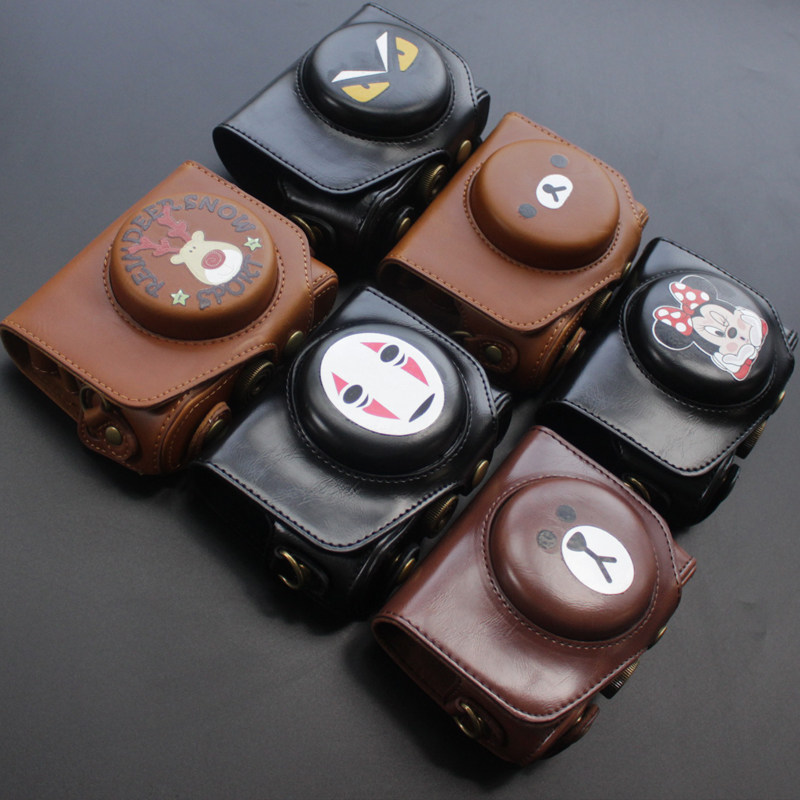 Canon G7X II camera third generation leather case G7X Mark2 camera bag second generation cartoon cute generation G7X III