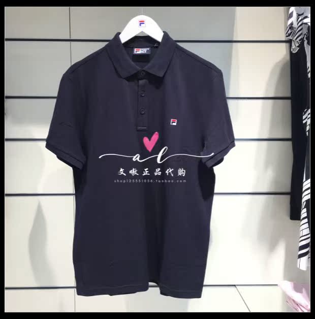 FILA Fila đích thực mua áo mùa hè 2019 nam thể thao ngắn tay F11M928118FNV - Áo polo thể thao áo nam polo
