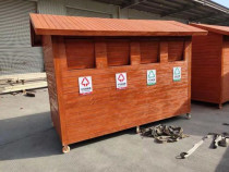 Garbage House manufacturers anticorrosive wood garbage room outdoor mobile garbage station community garbage sorting collection room recycling station