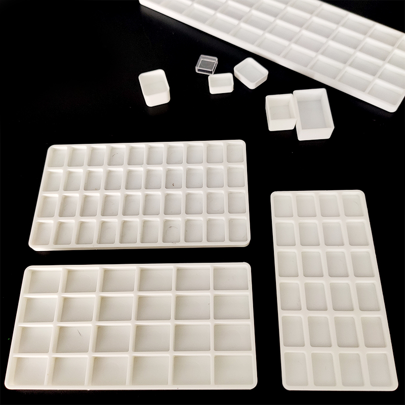Solid watercolor pigment packaging grid 3 6ml full block 2ml half white 0 5ml transparent small space pane