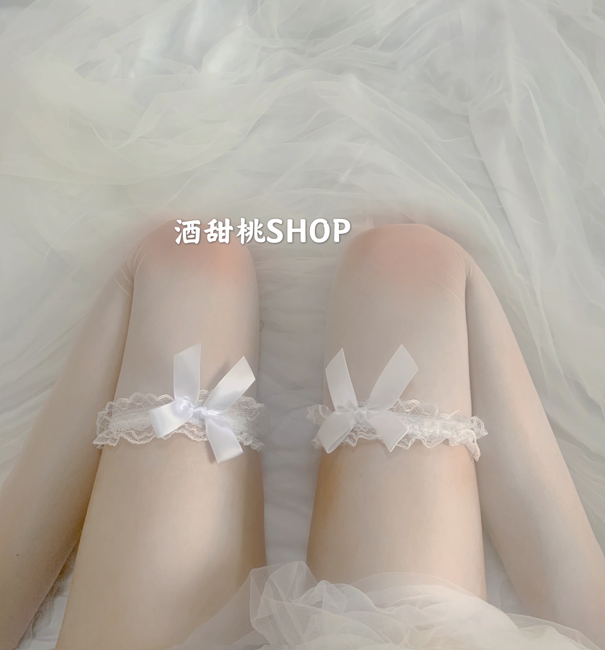 Wine Sweet Peach Bow Tie Jk High Black Silk Stockings Women Ins in Long Socks Cute White Silk Lace Slim stockings Summer