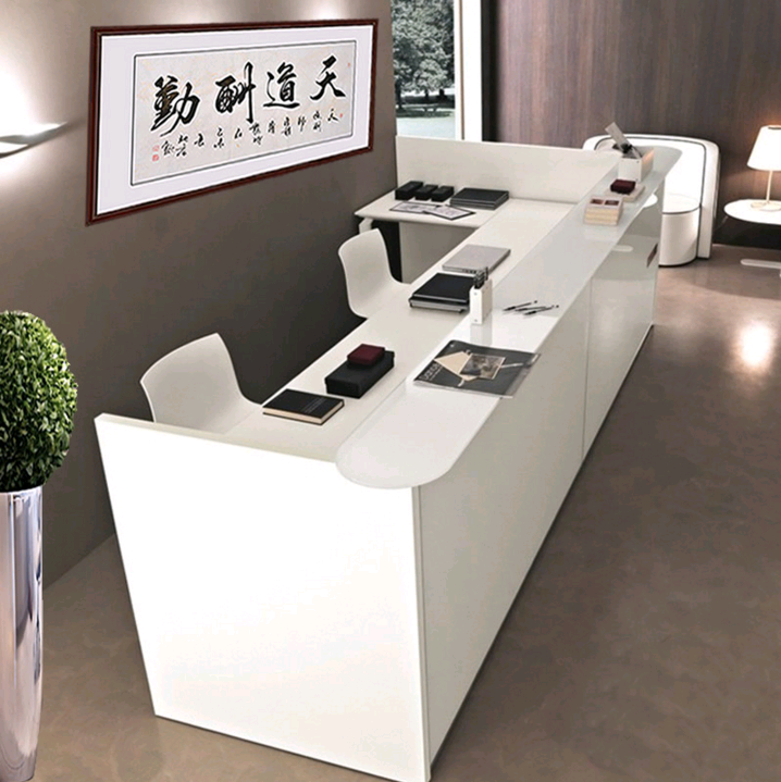 Guangzhou front desk reception desk modern minimalist company front desk corner cashier counter service desk front desk bar counter