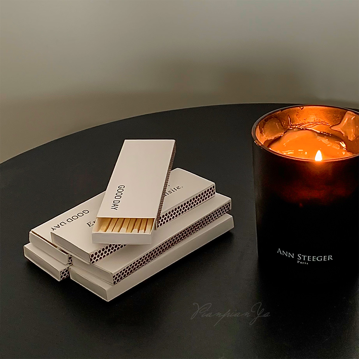 Ins Wind matches incense Candle Long Pole Black White Head Match Ignition Tool Photo Swing item Prop Point Wax Decorate-Taobao