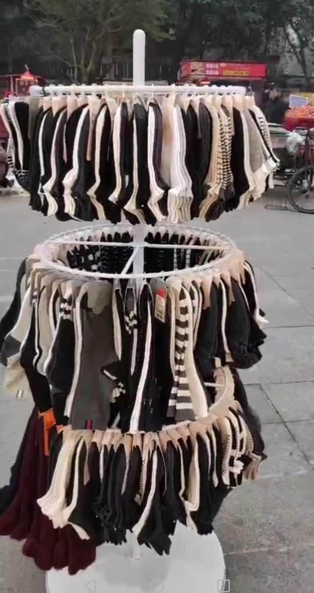 Clothing Store Socks Mid Island Shelf Fashion Brief Round Landing Socks Show Shelf Lingerie Shorts Display Shelving