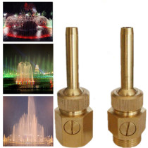 Copper 4 6 minutes 1 inch with valve direct nozzle high pressure water gun head watering flower washing car irrigation universal DC water scene nozzle