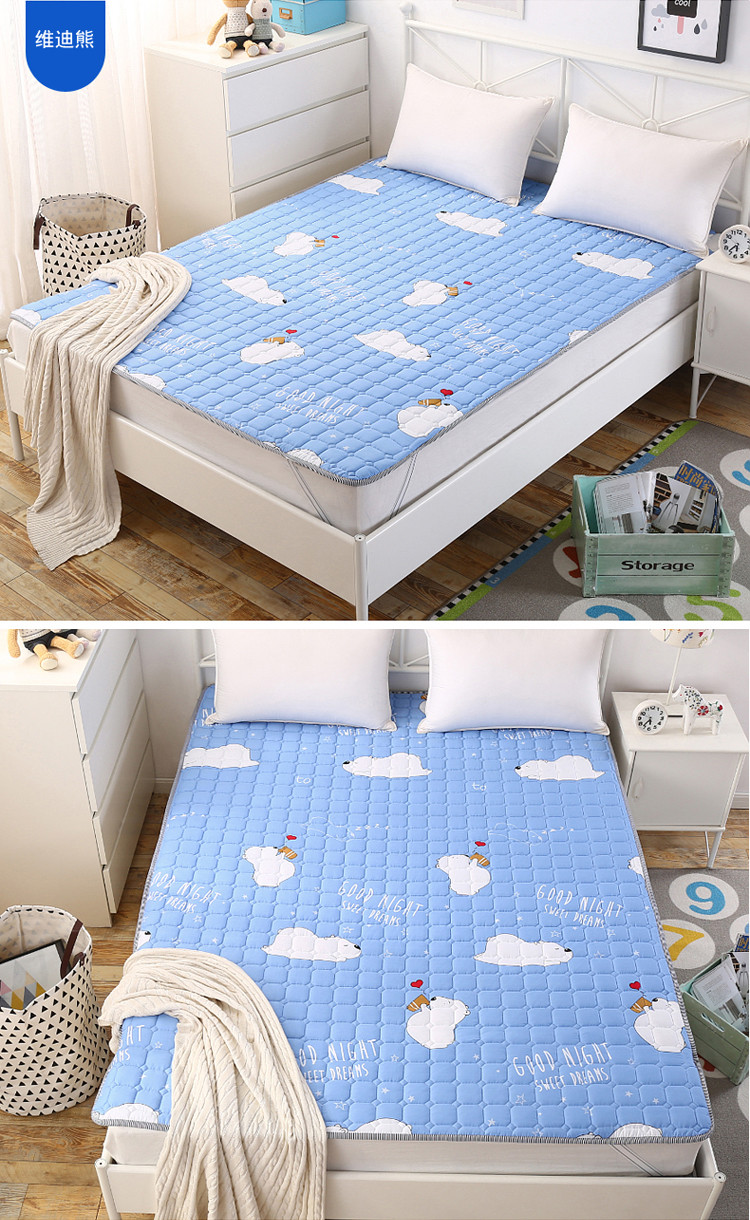 nệm con pad mềm bông nệm bảo vệ bông nệm 1,5m giường đôi bông giường x 1.8m - Nệm đệm lò xo hanvico
