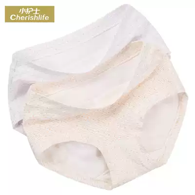 Small nurse panties female cotton fabric mid-high waist boxer briefs Middle-aged and elderly large size briefs head female