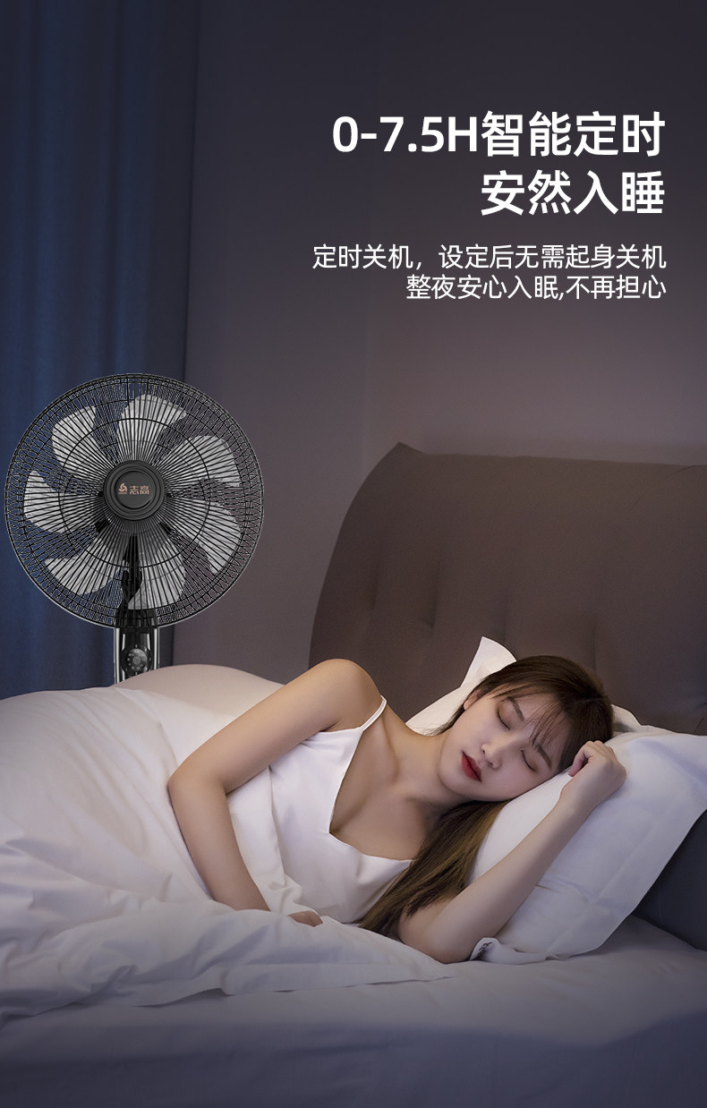 志高 三档立式落地扇 图8