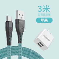 [Type-C Line 3 метра] Blue+Double U2.1A зарядная головка