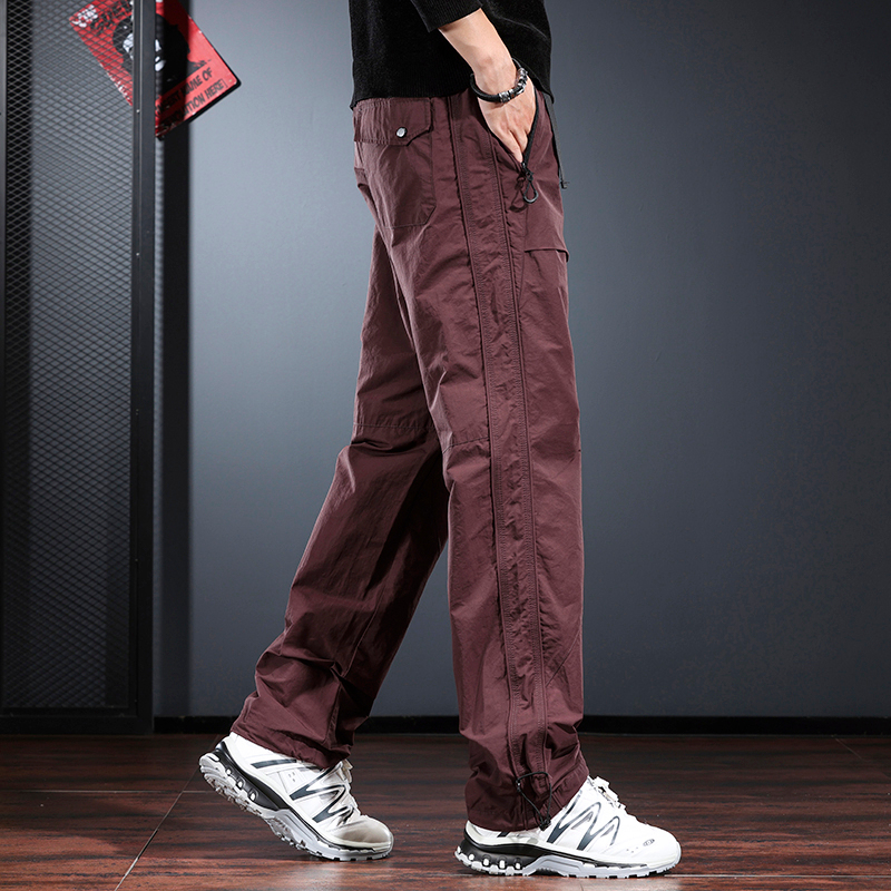 Joks Priit Summer Hiking Pants Men's Loose Straight Casual Pants Thin Sports Pants Outdoor Mountaineering Pants