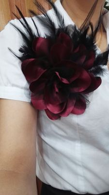 Broche Lovers en plume - Ref 1172853 Image 6