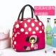 Hộp cơm trưa túi vải tote dày phiên bản Hàn Quốc của phim hoạt hình tươi Mummy túi còng tay với túi gạo cách nhiệt - Hộp cơm điện sưởi ấm bộ hộp cơm giữ nhiệt lock&lock easy carry 2l lhc8039