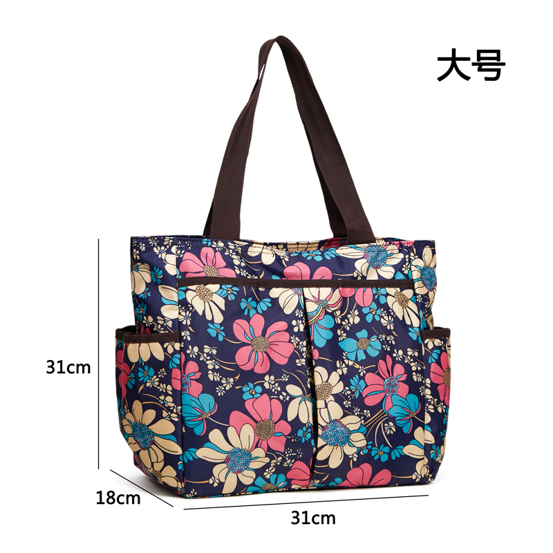 Large Handbag for Short Trips, Multi-Pocket Tote Mommy Bag, Large Capacity Shopping Bag for Outings, Travel Bag for Women