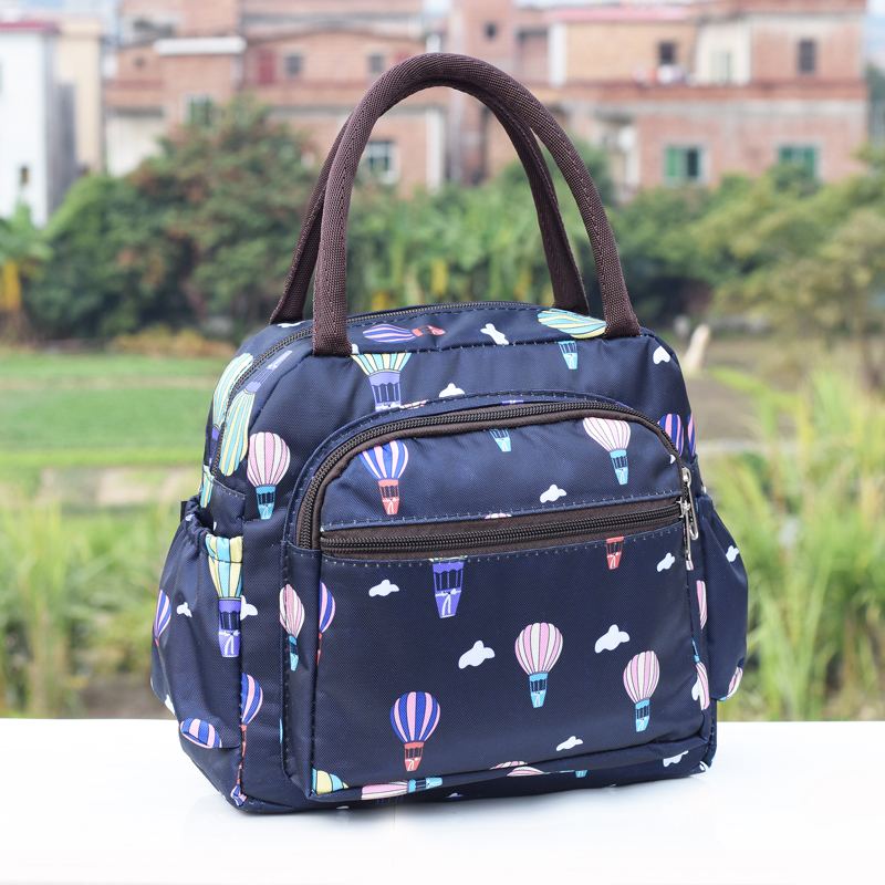 Women's Bags Handbags Thickened Waterproof Bento Bags Oxford Cloth Hand Carry Mommy Bags Lunch Bags Mommy Small Cloth Bags