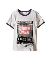 Boy T-shirt Little Marc Jacobs Little Mark childrens clothing gray gameover short sleeve us10