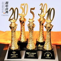 Crystal Metal Trophy Ежегодный праздник корпоративной корпоративной таможни празднование 1 5 10 15 20 Мемориальный подарок