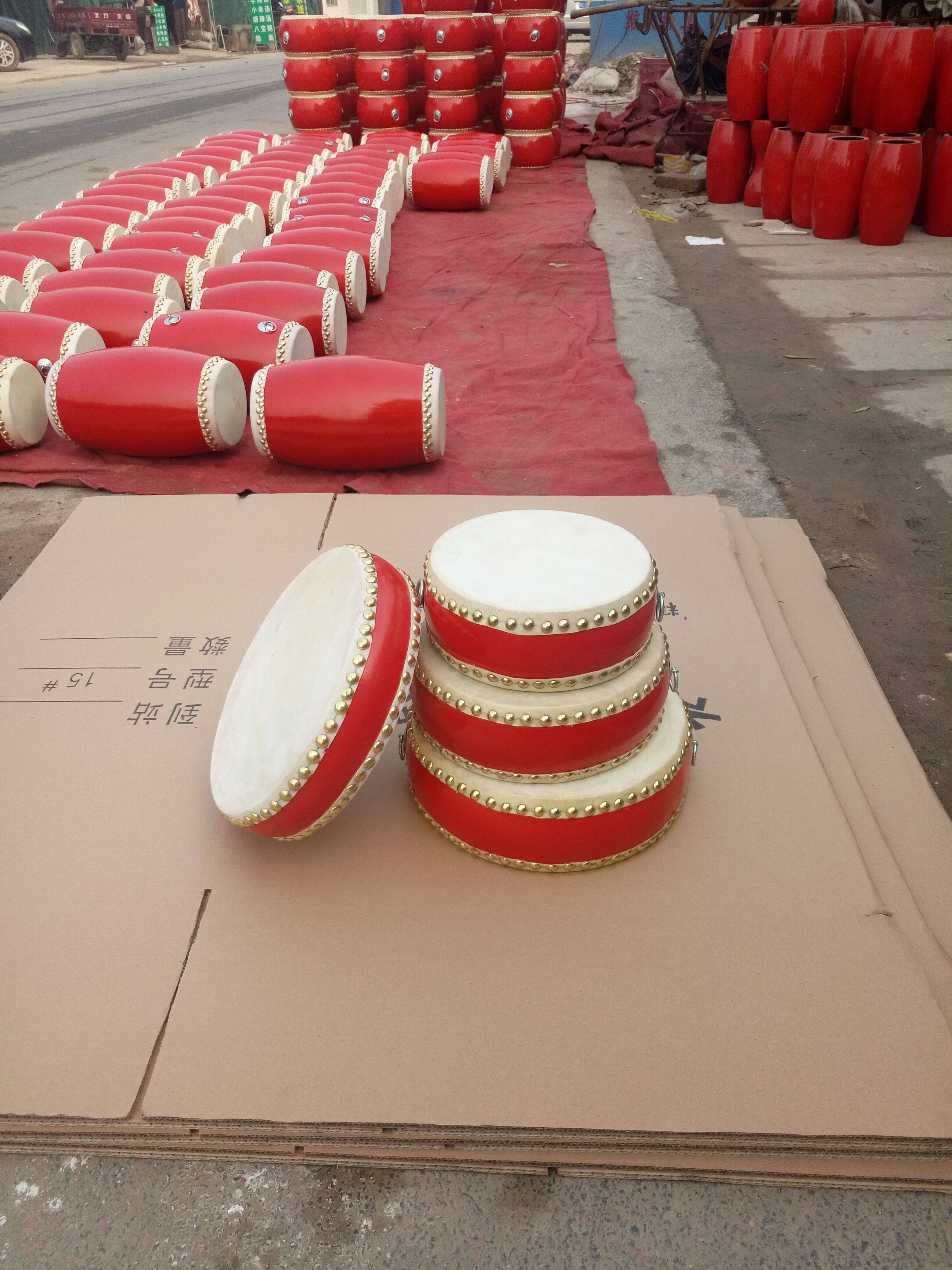 Direct selling flat drum cow drum adult red drum drum 67891012 inch skin drum drum used drum