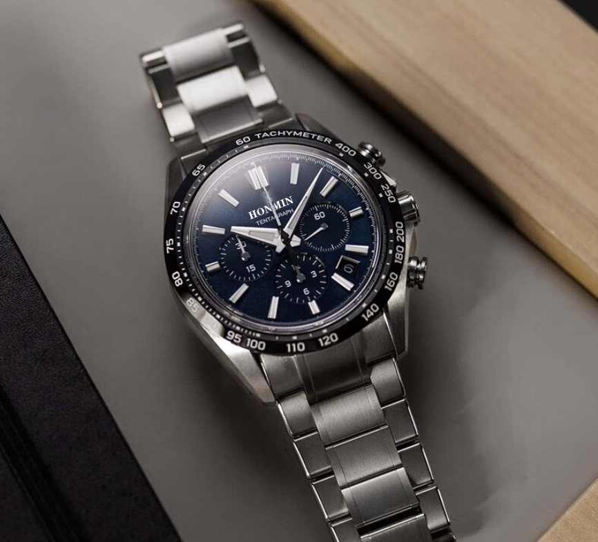 Men's Quartz Chronograph Watch Fashionable Multifunctional Gift_voghion.com