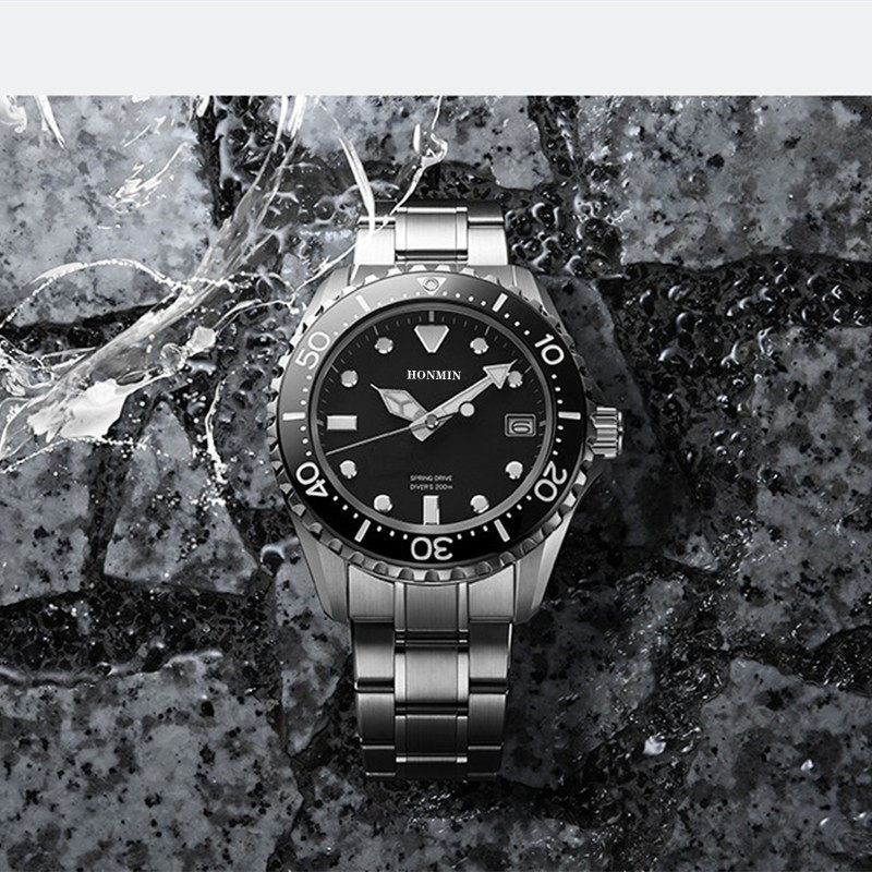 Classic Automatic Sports Watch With Luminous Hands For Business_voghion.com