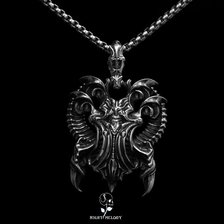 Night Song Studio 925 Pure Silver Original Hand Profiled HR Style Egypt Sacred Beetle Totem Necklace Pendant