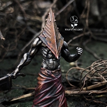 Night Song Studio 925 Pure Silver Red Copper Original Handmade Flame Coloring Silent Lulling Classic Triangle Head Pendulum