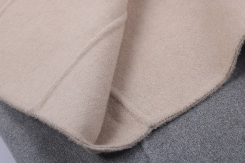 型 呢 ~ Áo choàng khí chất TÌNH YÊU tự khóa áo khoác cardigan nam