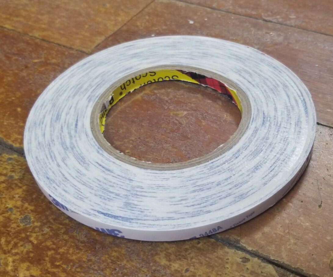 (50 meters) white double-sided tape non-woven high temperature resistant mobile phone screen repair (width 8MM)